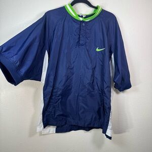 Vintage Nike Windbreaker Jacket Shirt Seahawk Colors Pullover Mens Size XL 90’s